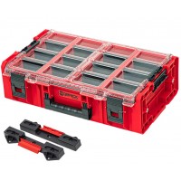 QBRICK ONE smulkmenų dėtuvė 2XL 2.0 RED + adapteris (2 vnt.)